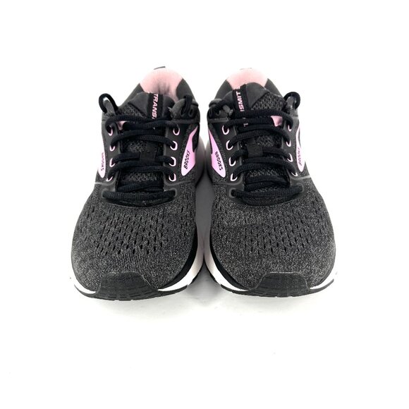Brooks Transcend 8 Running Shoes Women’s Size 8 Black Pink Mesh Stability - Picture 2 of 7